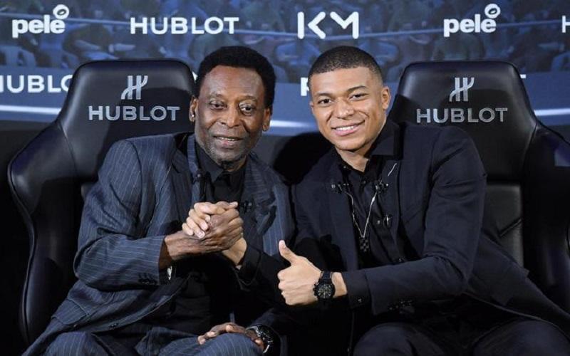 Hublot trong bóng đá thân thiết với Pele và Kylian Mbappé